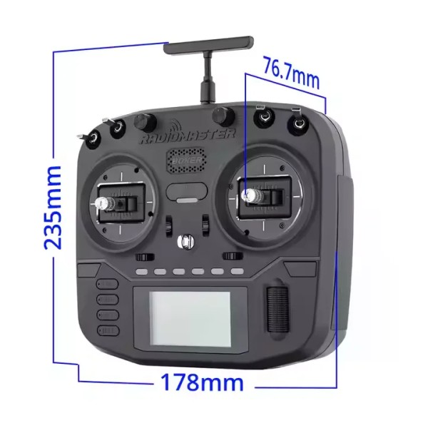 RadioMaster 2.4G 16CH Hall Gimbals Remote Control ELRS 4in1 CC2500 Support EDGETX W/ Drone Accessories